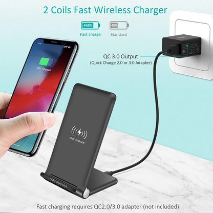 Folding Wireless Charger Stand Top Selling ⭐⭐⭐⭐⭐ (372)