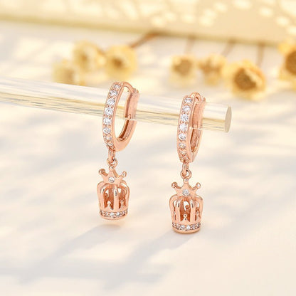 Crown Earrings Women's Simple Special-interest Design