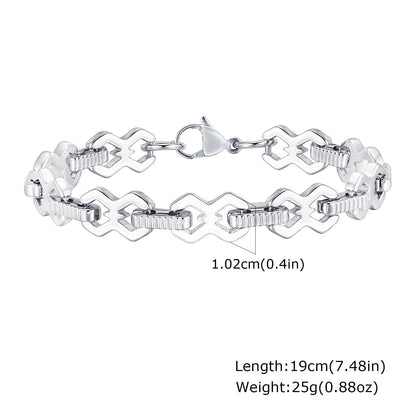 Minimalist Hip Hop Cool Alloy Bracelet