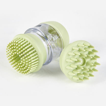 Pet Bath Brush Silicone Massage Clean Beauty Comb Brush