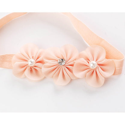 Three Little Plum Blossom Baby Headband