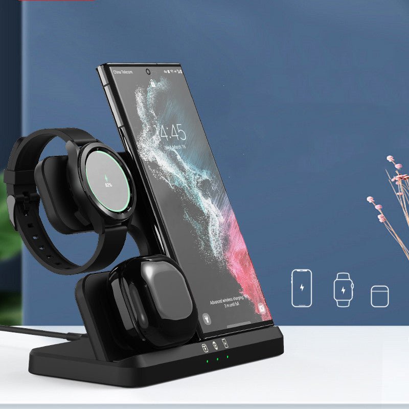 Smart 3 in 1 Wireless Charging Station: Apple, iWatch, Airpods