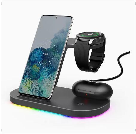 Smart 3 in 1 Wireless Charging Station: Apple, iWatch, Airpods