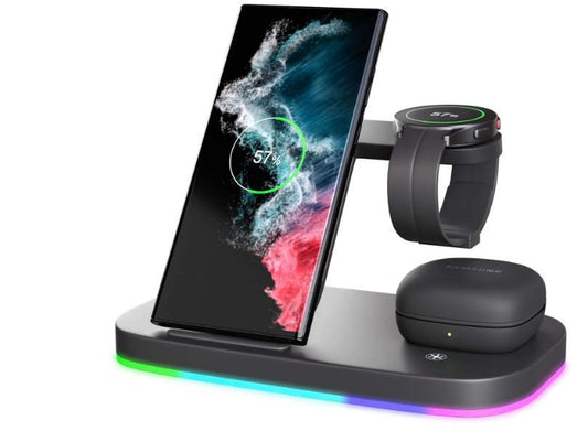 Smart 3 in 1 Wireless Charging Station: Apple, iWatch, Airpods