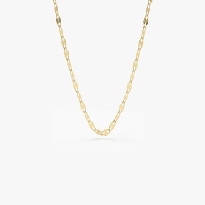 Women's Delicate Lip Chain Necklace